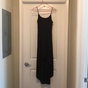 Aqua high low black dress